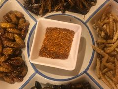 炸虫拼盘-多哥水傣味餐厅(司马巷店)