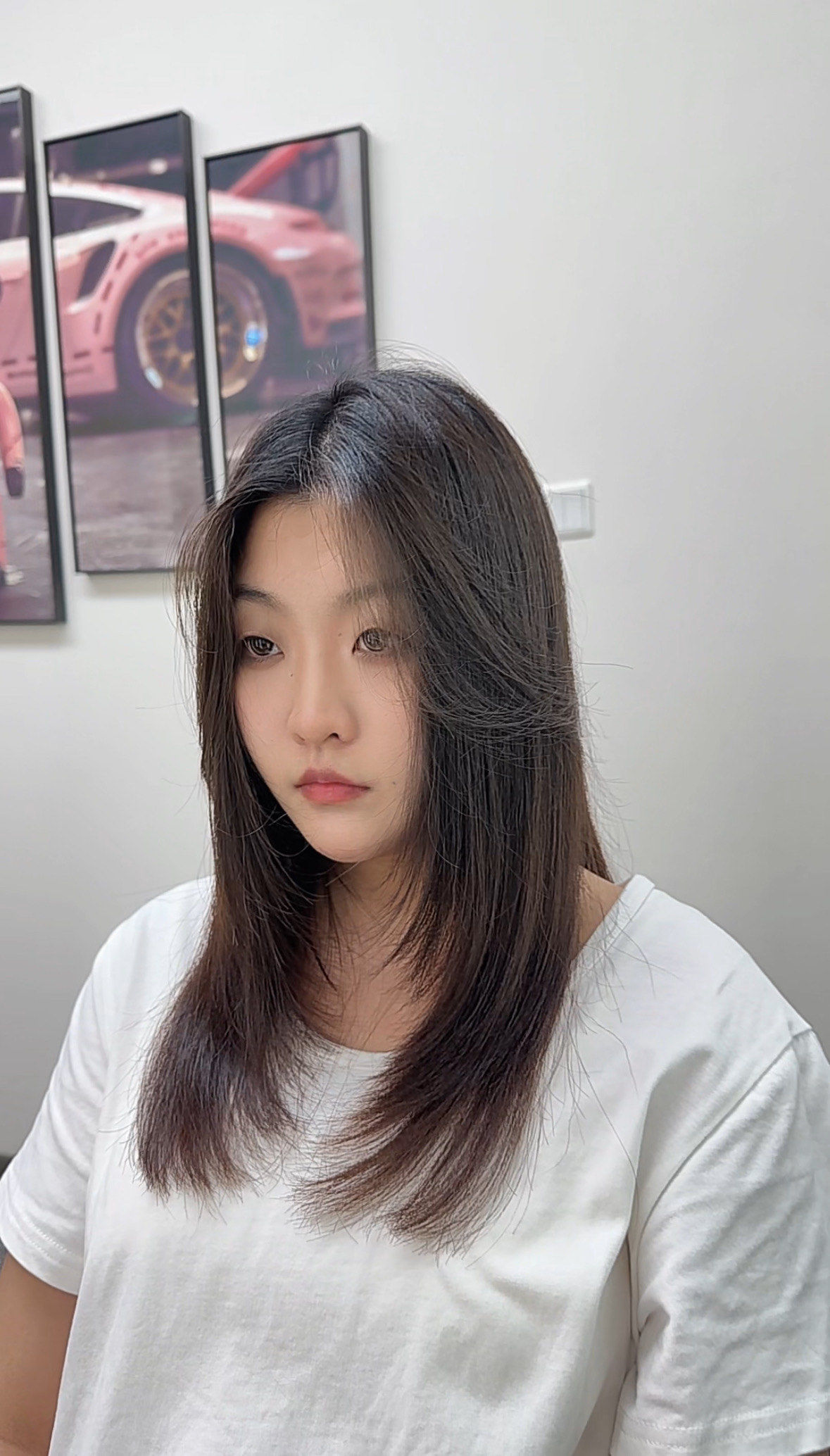 边缘层次搭配鱼尾刘海