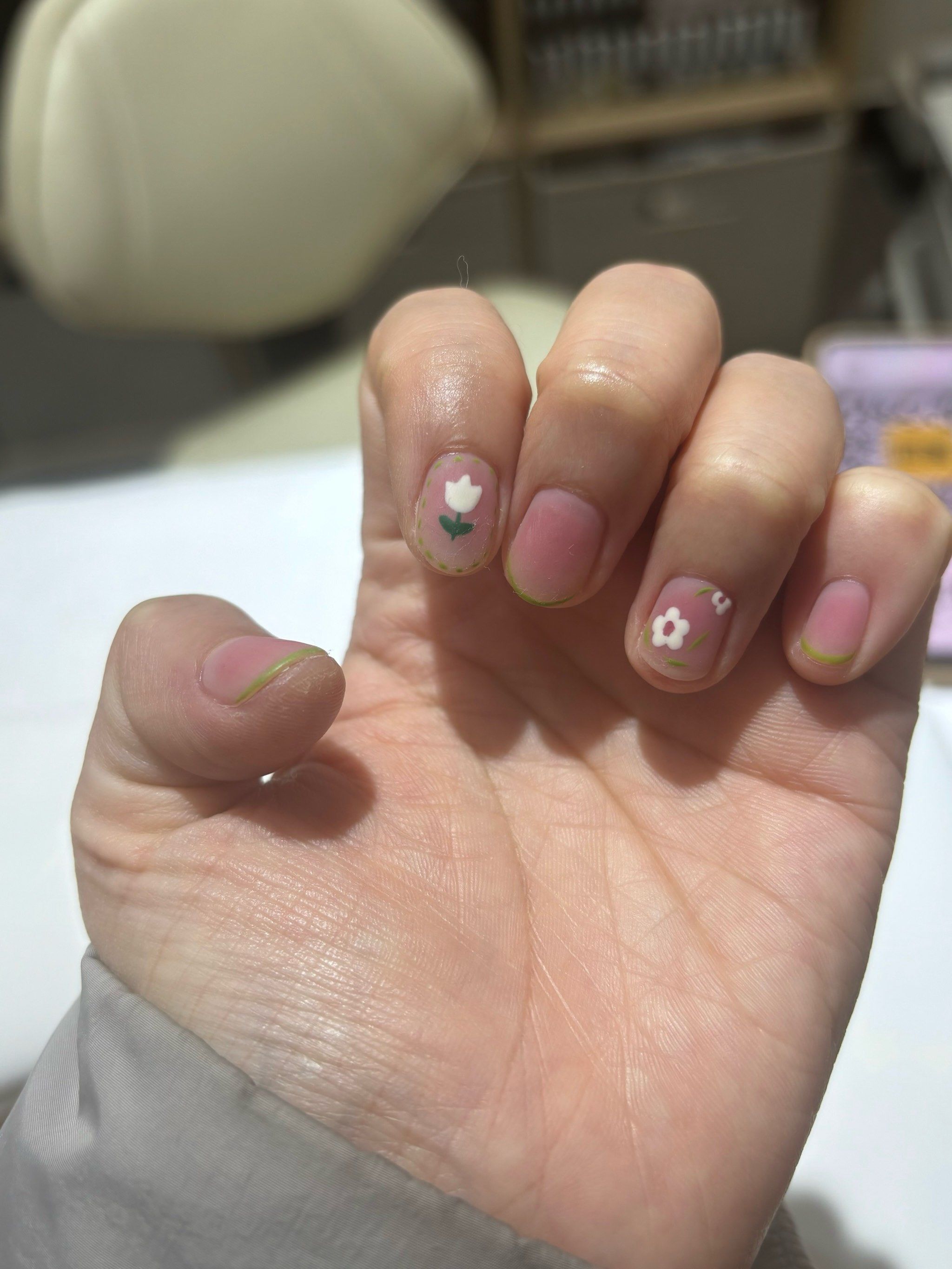 磨砂美甲初体验