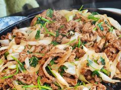 炙子烤呼伦贝尔羔羊肉-喜悦烤鸭·新京菜(王府井店)