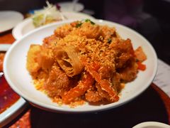 大漠金沙蒜香排骨-绿茶餐厅(华联万柳店)