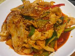 拌海螺片-红辣椒八爪鱼特色韩国料理