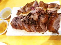 烧鹅拼油鸡-老字号蛇口德记烧腊饭店·海鲜加工