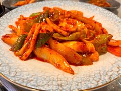 辣炒鱿鱼-韩仁阁米肠汤饭(韩乐坊店)