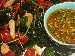 薄荷干炸脆脆肠-浩海火燒雲傣家菜(芮欧百货店)