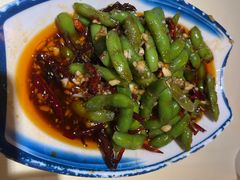 凉拌毛豆-早酒肖汉老味拌面