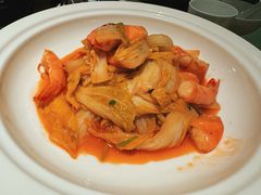 大虾炒菜心-东莱海上(长宁来福士店)