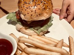 汉堡-Cactus墨西哥仙人掌餐厅