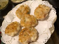 煎墨鱼饼-尚竹阁冬瓜盅·18年地标美食(平洲店)