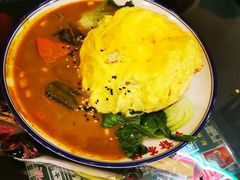 芝士滑蛋鸡扒饭-港爺茶檔·茶餐厅(东晓南路店)