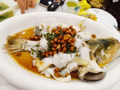 鲜花椒淋鲈鱼-丰谷茶楼(鸿大广场店)