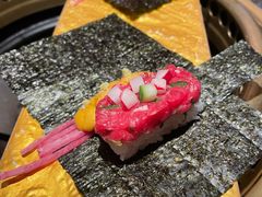 海胆生牛肉手卷-老乾杯和牛烧肉(王府中环店)