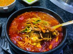 辣牛肉汤-海花锅盖烧烤店(怡馨家园店)
