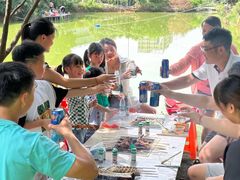 -牙山果园·烧烤野炊·钓鱼团建·烤全羊