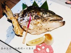 玫瑰烤三文鱼头-森味薪火烧•烧鸟居酒屋•日本料理(望京店)