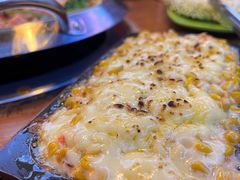 铁板奶酪玉米-包装马车·韩国料理·포장마차