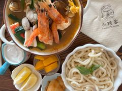 冬阴功汤海鲜乌冬面-小银家日式简餐(中信丹阳花园店)