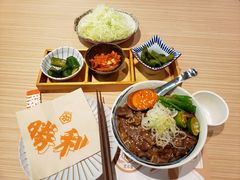 酱烧月见牛五花丼饭-堂本家·二代目·炸猪排(Express东海店)