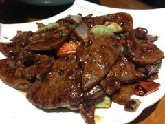 腊八蒜炒猪肝-95号酱骨·一块豆腐(展春园西路店)