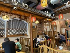 -东来菜馆•手抓海鲜家常菜•海鲜锅贴(鸽子窝店)