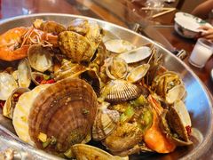-东来菜馆•手抓海鲜家常菜•海鲜锅贴(鸽子窝店)