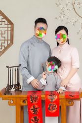 -时光纪亲子全家福照相馆(静安店母女写真父母纪念照)