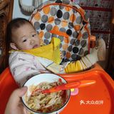 9个月宝宝辅食，西红柿香菇白菜面