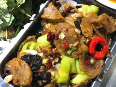 炒卷煎-路书奇炝锅绿豆面(万客隆店)