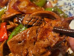 酱爆腰花猪肝拌面-阿大排档(长春这有山店)