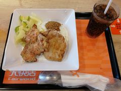 鸡排拼猪排饭套餐-大快活(丽丰店)