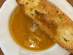 烤杏仁南瓜粥配蒜蓉面包-红小满休闲餐厅(十全街店)