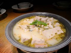 鸡汁雪菜豆腐煲-蜜桃餐厅·伴山(湖滨商业街店)