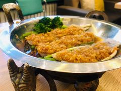 堂焗牛油蒜蓉虾-去茶去餐厅(中央大街店)