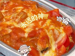 鲜茄带骨猪排焗饭-敏华冰厅(平安金融中心店)