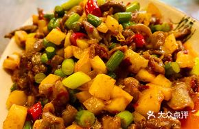 Stir-Fried Appetizing Chicken Offal