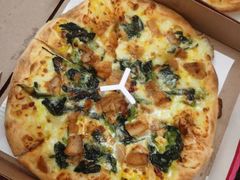菠菜奶油鸡肉比萨-必胜客(堤口路店)