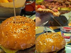 牛肉培根汉堡-遇见西木美式餐厅(体育路店)