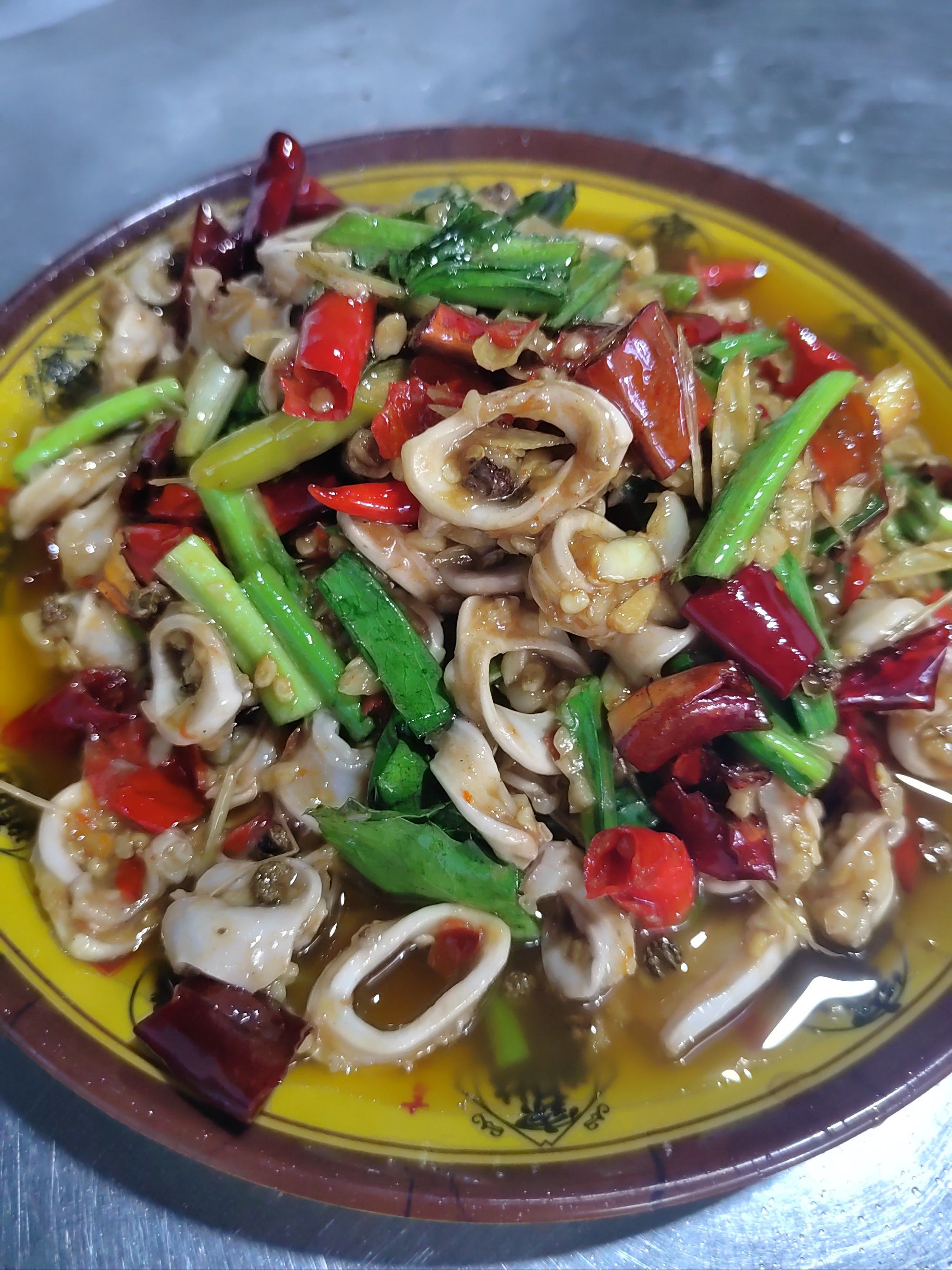 美食 太好吃了,不要错过,吃过最好吃的,油呛心管,配上浓浓的傣家调料