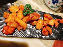 雪花糖醋里脊-绿茶餐厅(昌平悦荟店)