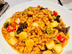 鱼香鸡丝-刘胖子家常菜·蹄花焖藕(中南店)