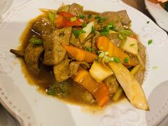 爆炒猪肝-十面欢腾·海鲜面·台式Bistro(长乐路店)