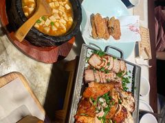 绿茶烤鸡烤肉合拼-绿茶餐厅(松江万达店)