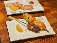 鸟鹏家鸡腿肉加葱-鸟鹏烧鸟居酒屋(熙龙湾店)