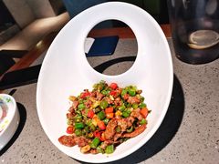 小炒黄牛肉-老头儿油爆虾(星光一期店)