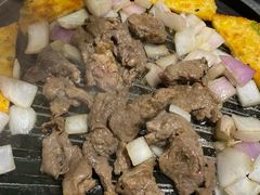 -山野的朋友露营炭火烤肉