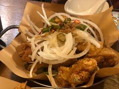 油淋炸鸡块-富乐满韩国正宗炸鸡韩国料理(虹泉路店)