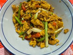 香醋炒土鸡蛋-荆九爷爆炒桥头三嫩(夫子庙店)