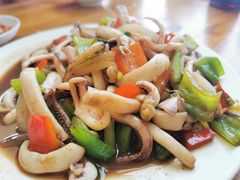 鱿鱼炒尖椒-阿军排档·烧烤