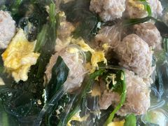 菠菜丸子汤-私房小厨(康城路店)