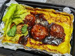 鸡肉丸咖喱炖饭-机器人火炉披萨